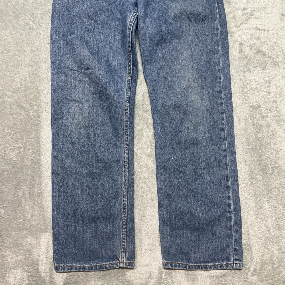 Levis Jeans Men 34x30 Blue Denim Pants Y2K 2000s Workwear 505 - Picture 6 of 11